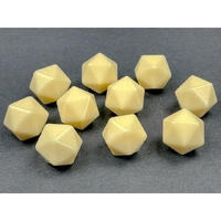 CHX 29046 Opaque Polyhedral Bag of 10 Blank Ivory d20 Dice