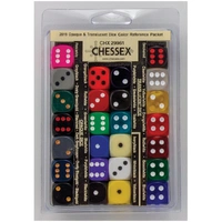 CHX 29961 2007-2023 Opaque & Translucent Dice Color Reference Packet