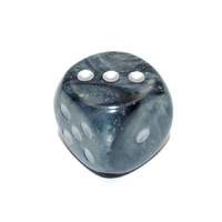 CHX DB3078 Borealis Light Smoke/silver Luminary 30mm d6 dice w/pips