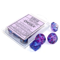 CHX 27357 Nebula Nocturnal/blue Luminary Set of Ten d10s