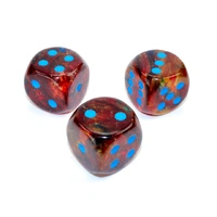 CHX DN3059 Nebula Primary/blue Luminary 30mm d6 dice w/pips