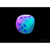 CHX DG3064 Gemini Gel Green-Pink/blue Luminary 30mm d6 dice w/pips