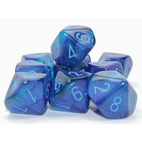 CHX 26263 Gemini Blue-Blue/light blue Luminary Set of 10 d10s