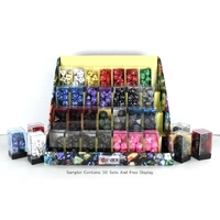 CHX 254AA Box of 50 Opaque Polyhedral Dice Sets