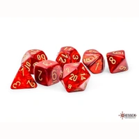 CHX 22414 Scarab Mega-hedral ScarletTM/gold 7-Die Set
