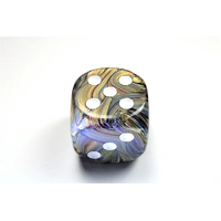 CHX DF3060 Festive Carousel/white 30mm d6 dice w/pips