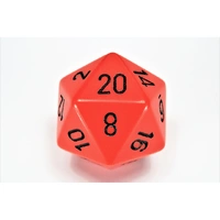 CHX XQ2003 Opaque Orange/black 34mm d20 Dice