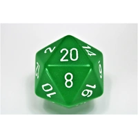 CHX XQ2005 Opaque Green/white 34mm d20 Dice
