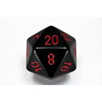 CHX XQ2018 Opaque Black/red 34mm d20 Dice
