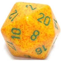 CHX XS2016 Speckled Lotus 34mm d20 Dice