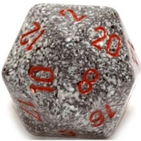CHX XS2030 Speckled Granite 34mm d20 Dice