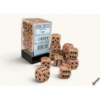 CHX 25733 Speckled Rust 16mm d6 Dice Block (12 dice)
