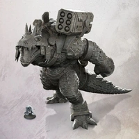 One page Rules - Grimdark Future - Collectible Gator Statue