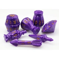 PolyHero Dice Rogue Set: Palace Purple