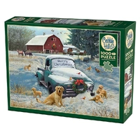 Puzzle - Cobble Hill - Merry Christmas 1000Pc