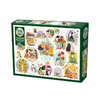 Puzzle - Cobble Hill - Cat Thoughts 1000Pc