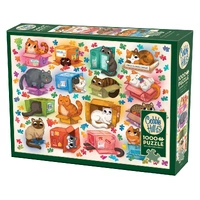 Puzzle - Cobble Hill - Cats vs Puzzles 1000Pc