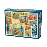 Puzzle - Cobble Hill - Garden Birds In Autumn 500Pc