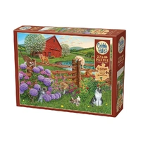 Puzzle - Cobble Hill - Farm Cats 275Pcxl