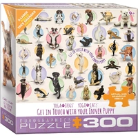 Puzzle - Eurographics - Yoga Puppies 300pcxxl