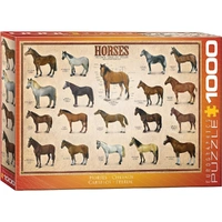 Puzzle - Eurographics - Horses 1000pc