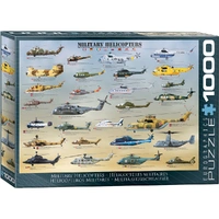 Puzzle - Eurographics - Military Helicopters 1000pc