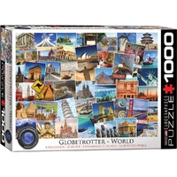 Puzzle - Eurographics - Globetrotter World 1000pc
