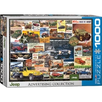 Puzzle - Eurographics - Vintage Ads Jeep 1000pc