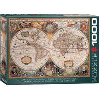 Puzzle - Eurographics - Antique World Map # 1 1000pc