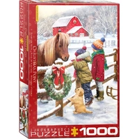 Puzzle - Eurographics - Christmas Pony 1000pc