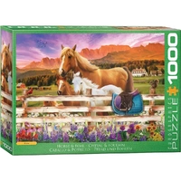 Puzzle - Eurographics - Horse & Foal 1000pcs