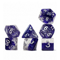 Gatekeeper Halfsies Dice - Glitter Edition - Purple