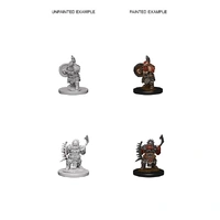 Pathfinder Deep Cuts Unpainted Miniatures Dwarf Male Barbarian