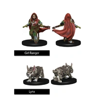 WizKids Girl Ranger & Lynx