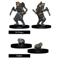 WizKids Girl Rogue & Badger