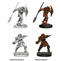 D&D Nolzurs Marvelous Unpainted Miniatures Dragonborn Male Fighter with Spear