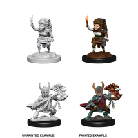 D&D Nolzurs Marvelous Unpainted Miniatures Female Halfling Fighter