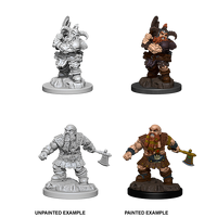 D&D Nolzurs Marvelous Unpainted Miniatures Male Dwarf Barbarian