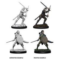 Pathfinder Battles Deep Cuts Female Elf Fighter