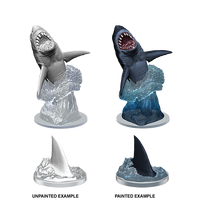 WizKids Deep Cuts Unpainted Miniatures Shark