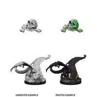 D&D Nolzurs Marvelous Unpainted Miniatures Black Dragon Wyrmling