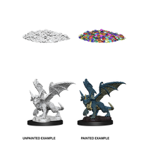 D&D Nolzurs Marvelous Unpainted Miniatures Blue Dragon Wyrmling