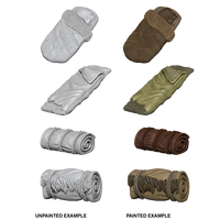 WizKids Deep Cuts Unpainted Miniatures Bedrolls