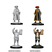 WizKids Deep Cuts Unpainted Miniatures Mayor & Town Crier