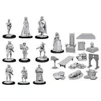 WizKids Deep Cuts Unpainted Miniatures Towns People Castle