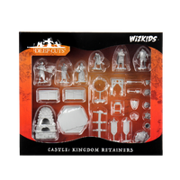 WizKids Deep Cuts Unpainted Miniatures Castle Kingdom Retainers