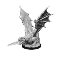 D&D Nolzurs Marvelous Unpainted Miniatures White Dragon Wyrmling