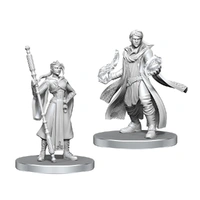 U1 Critical Role Unpainted Miniatures: Beauregard Lionett & Caleb Widogast