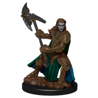 D&D Premium Painted Figures Half-Orc Fighter Female