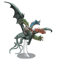 D&D Icons of the Realms Miniatures Fizban's Treasury of Dragons Dracohydra Premium Set 2